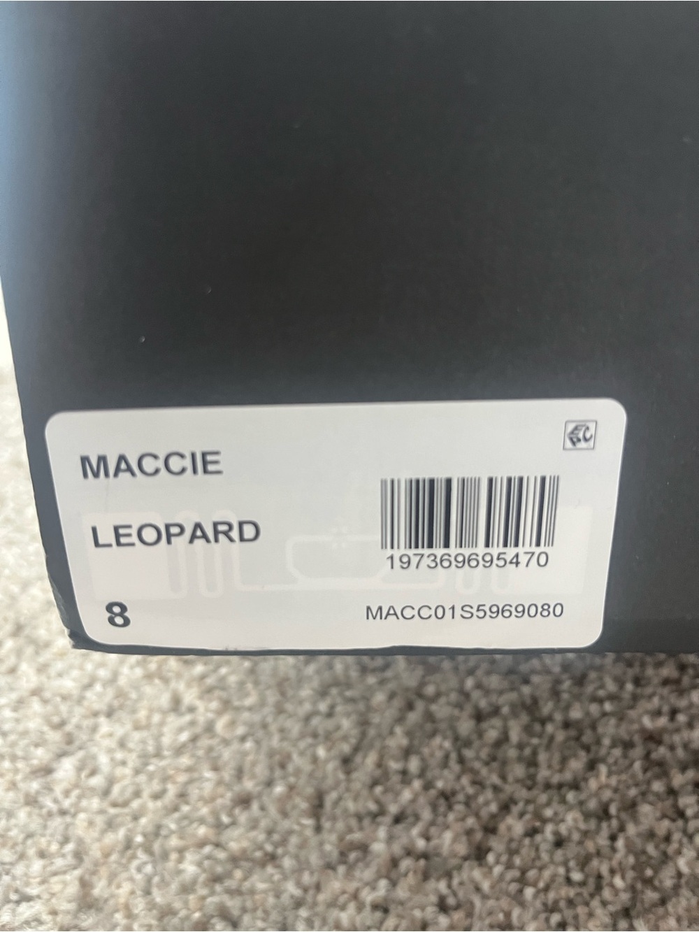 NEW IN BOX. Betsey Johnson MACCIE Leopard Pearl Bow platform Mules size 8 - Picture 7 of 13
